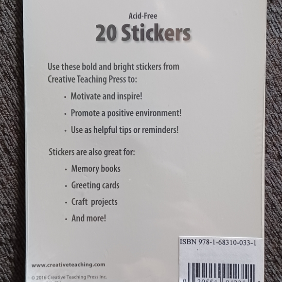 Inspire U Chalk It Up Stickers (NWT) - Picture 2 of 3